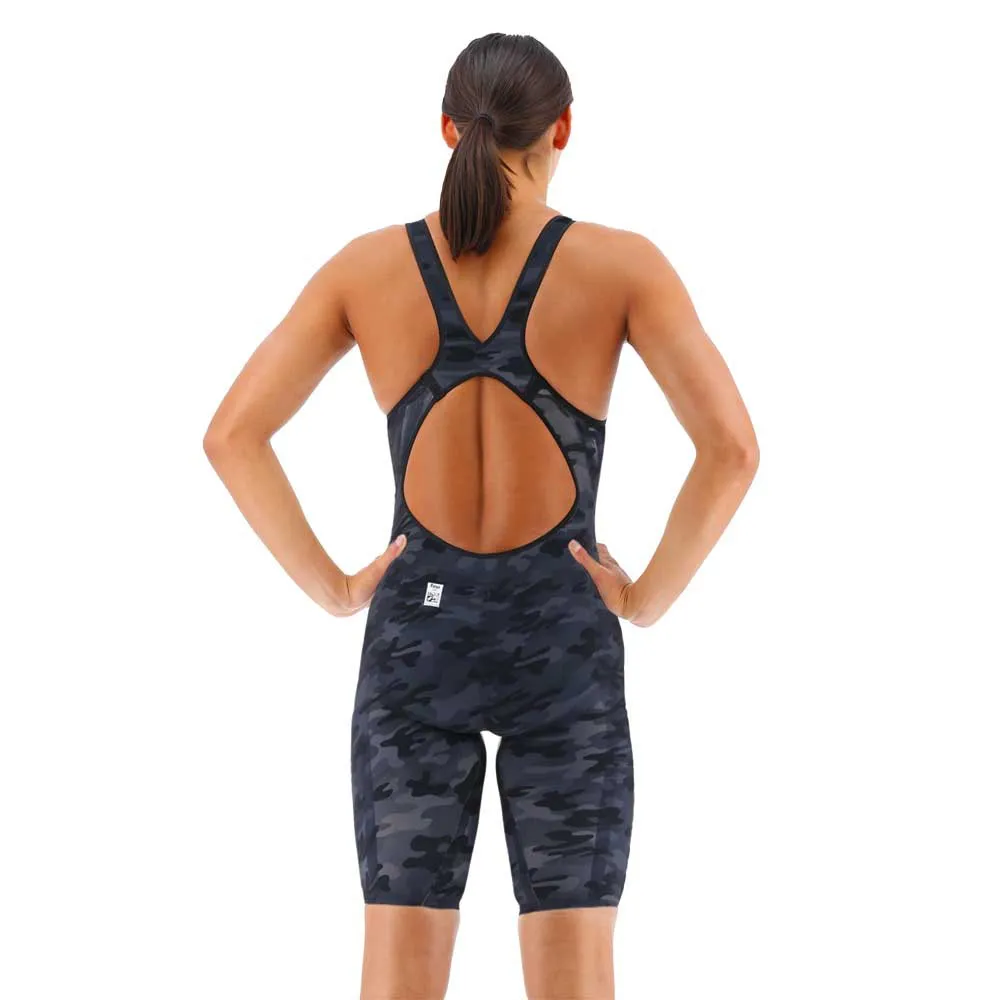 TYR Venzo Camo Offener Rücken Wettkampfbadeanzug female