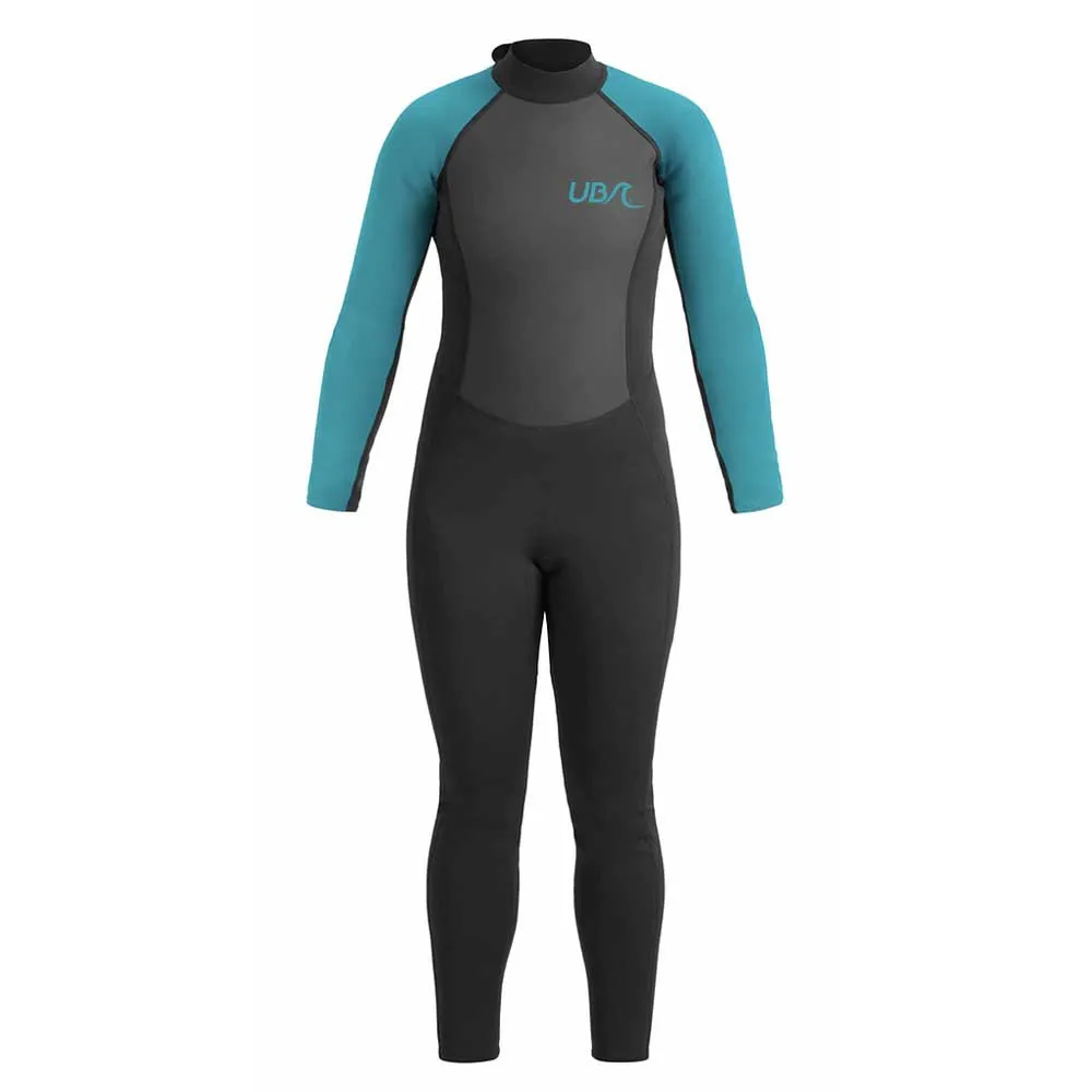 Ub Sailfin Langarm-neoprenanzug, Black / aqua, XL Ub Sailfin Langarm-neoprenanzug, Black / aqua, XL