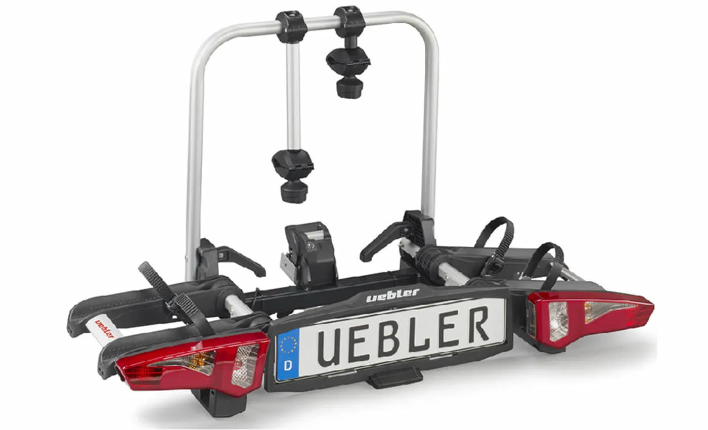 Uebler Kupplungsträger i21 – DC 60° Abklappwinkel - 2 Fahrräder, Silber,schwarz Uebler Kupplungsträger i21 – DC 60° Abklappwinkel - 2 Fahrräder, Silber,schwarz