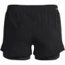 Under Armour 2 In 1 Iso Chill Run Kurze Leggings female, Black / black