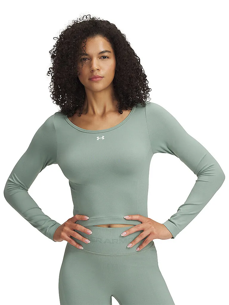 Under Armour Damen Fitnessshirt UA Train Seamless mint