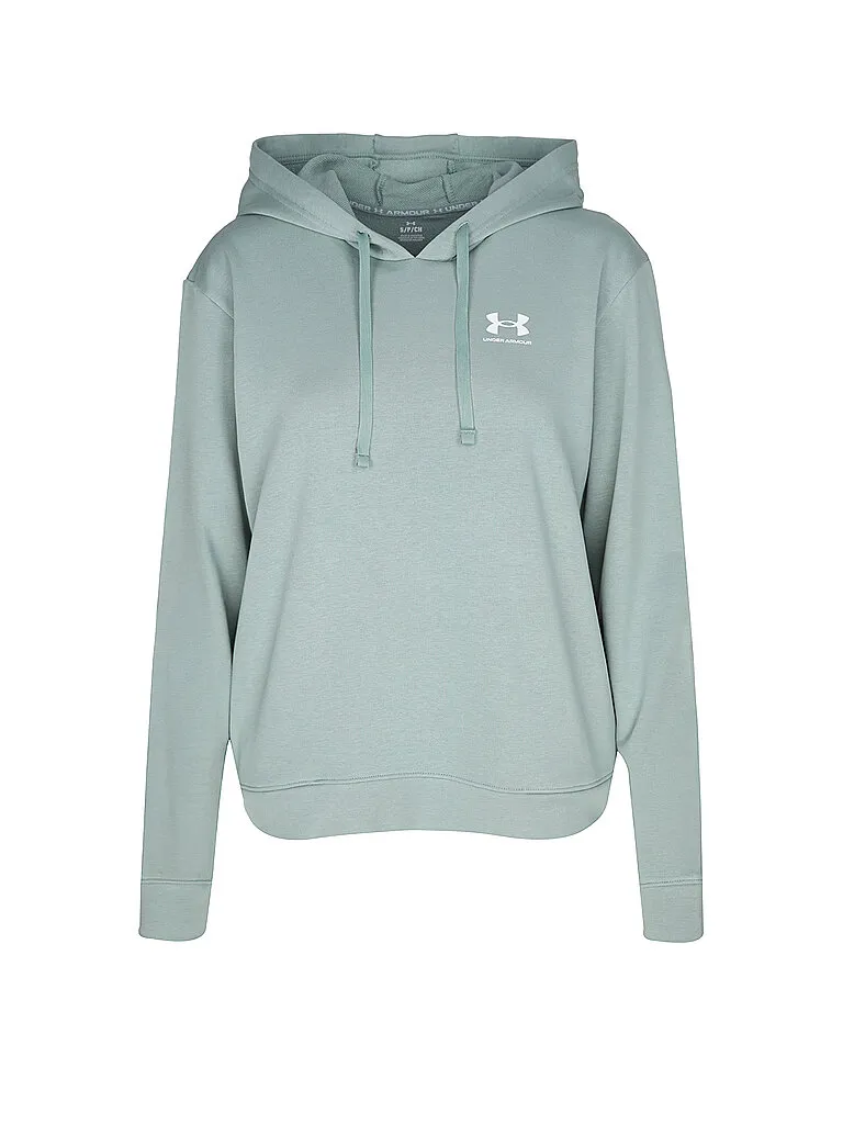 Under Armour Damen Hoodie UA Rival French Terry mint, Olive Under Armour Damen Hoodie UA Rival French Terry mint, Olive