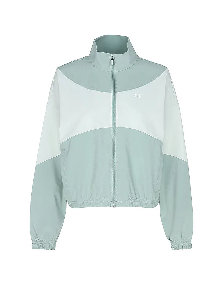 Under Armour Damen Kapuzenjacke Rival Woven mint Under Armour Damen Kapuzenjacke Rival Woven mint