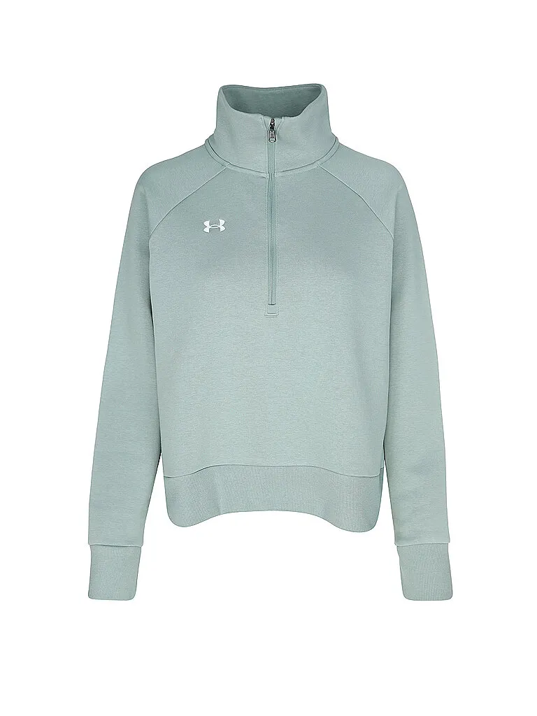 Under Armour Damen Sweater UA Rival Fleece mit ½ Zip mint