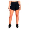 Under Armour Fly By Elite 5in Kurze Hose female, Black / black / reflective