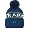 Under Armour Halftime Pom Mütze male, Varsity blue / white
