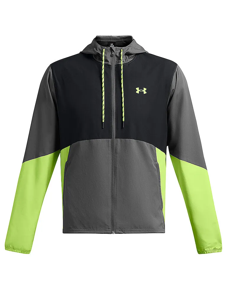 Under Armour Herren Fitnessjacke UA Legacy Windbreaker, Grau