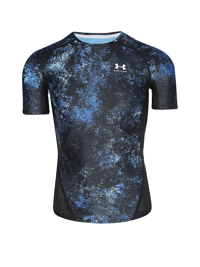 Under Armour Herren Fitnessshirt HeatGear® Iso-Chill Graphic, Dunkelblau
