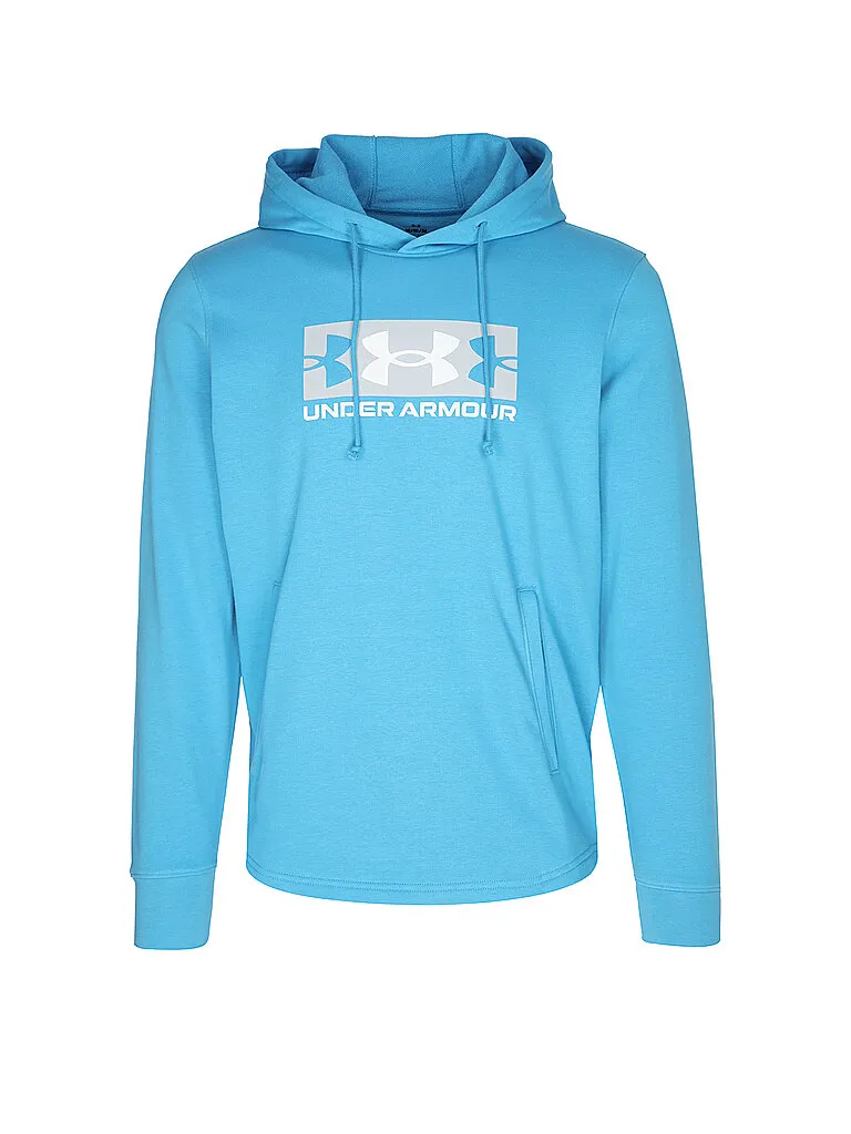 Under Armour Herren Hoodie UA Rival French Terry Logo hellblau