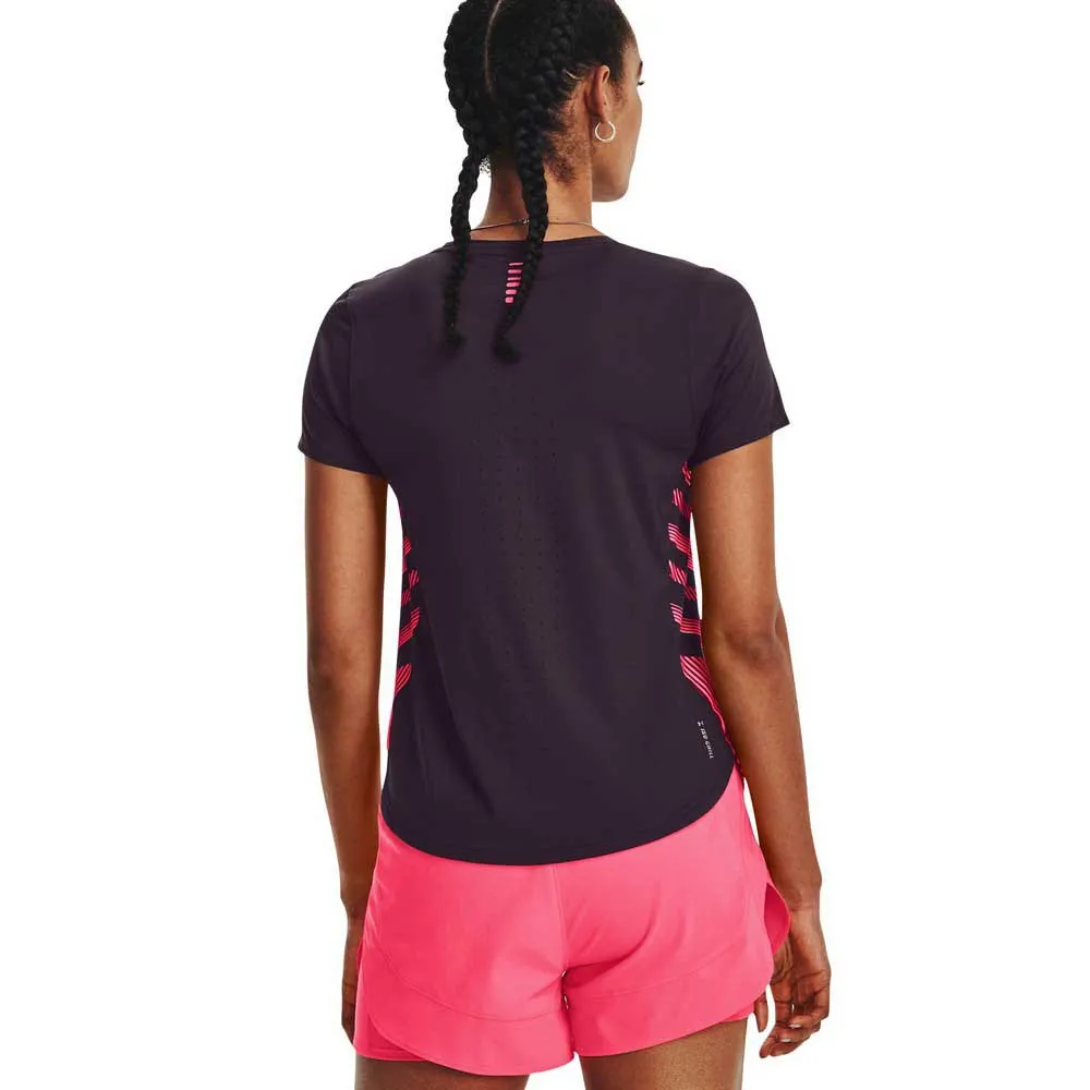 Under Armour Iso-chill Laser Ii Kurzarm-t-shirt female, Tux purple / reflective Under Armour Iso-chill Laser Ii Kurzarm-t-shirt female, Tux purple / reflective