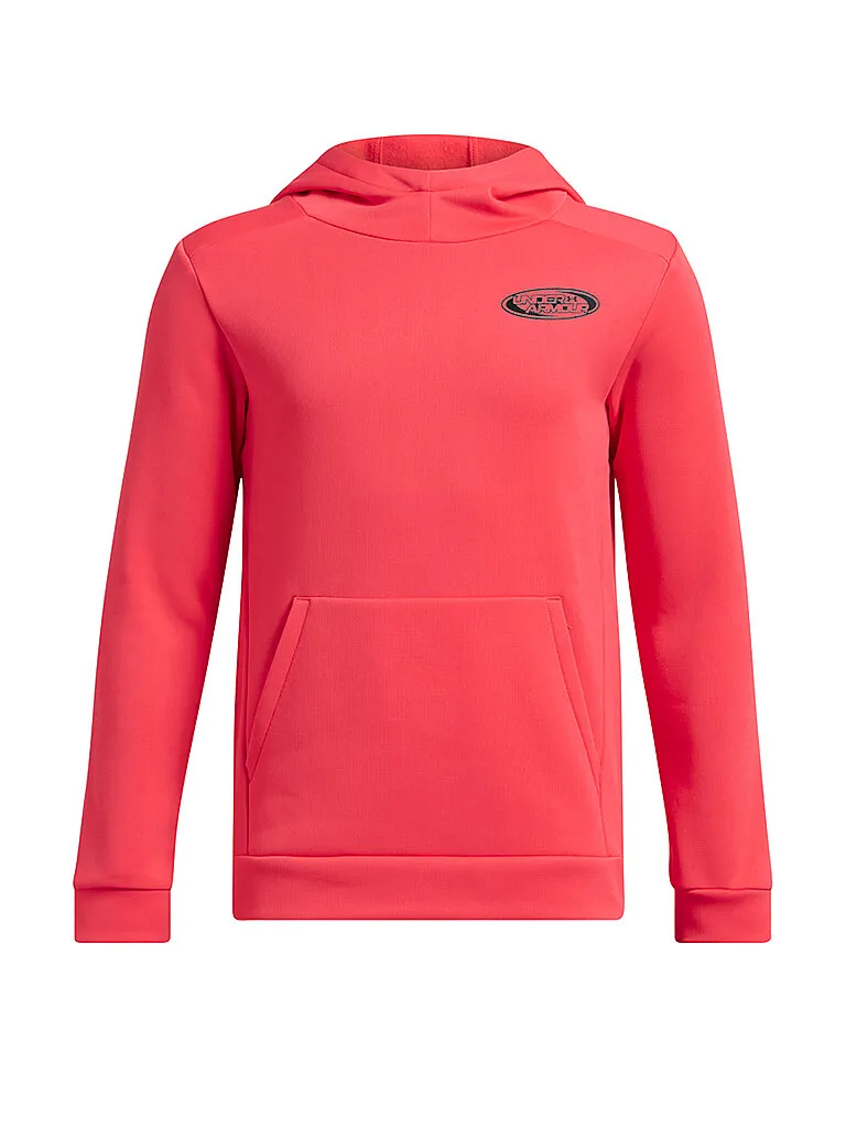 Under Armour Kinder Hoodie Armour Fleece® Club Glitch, Rot Under Armour Kinder Hoodie Armour Fleece® Club Glitch, Rot