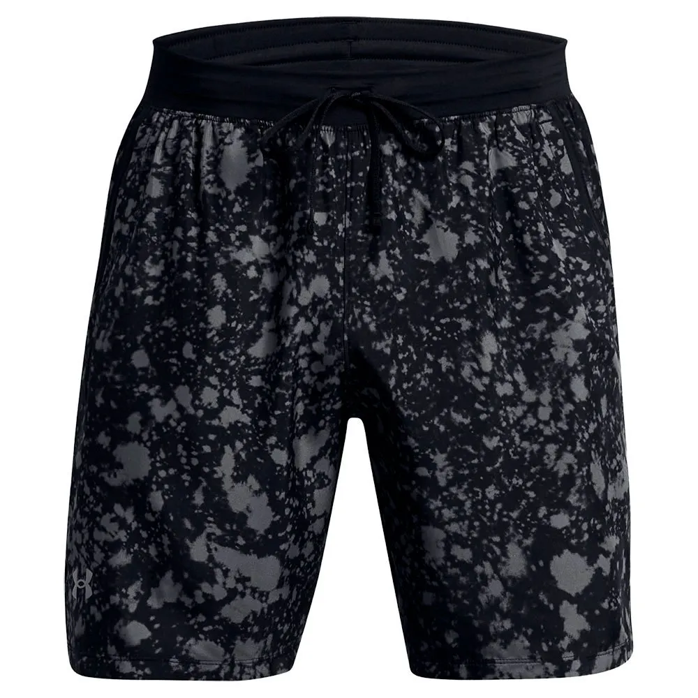 Under Armour Launch 7in Unlined Specks Kurze Hose male, Black / black / reflective, Regular Under Armour Launch 7in Unlined Specks Kurze Hose male, Black / black / reflective, Regular