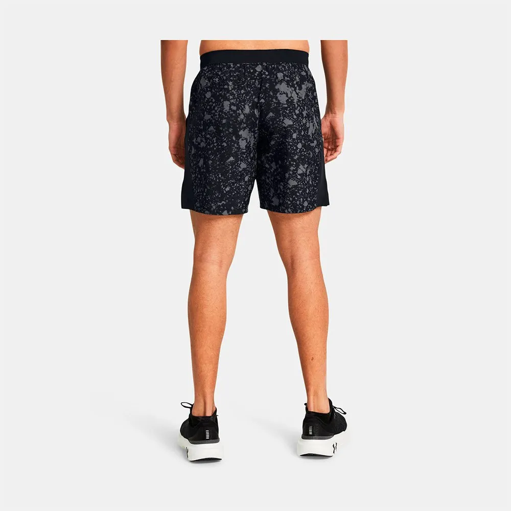 Under Armour Launch 7in Unlined Specks Kurze Hose male, Black / black / reflective, Regular Under Armour Launch 7in Unlined Specks Kurze Hose male, Black / black / reflective, Regular