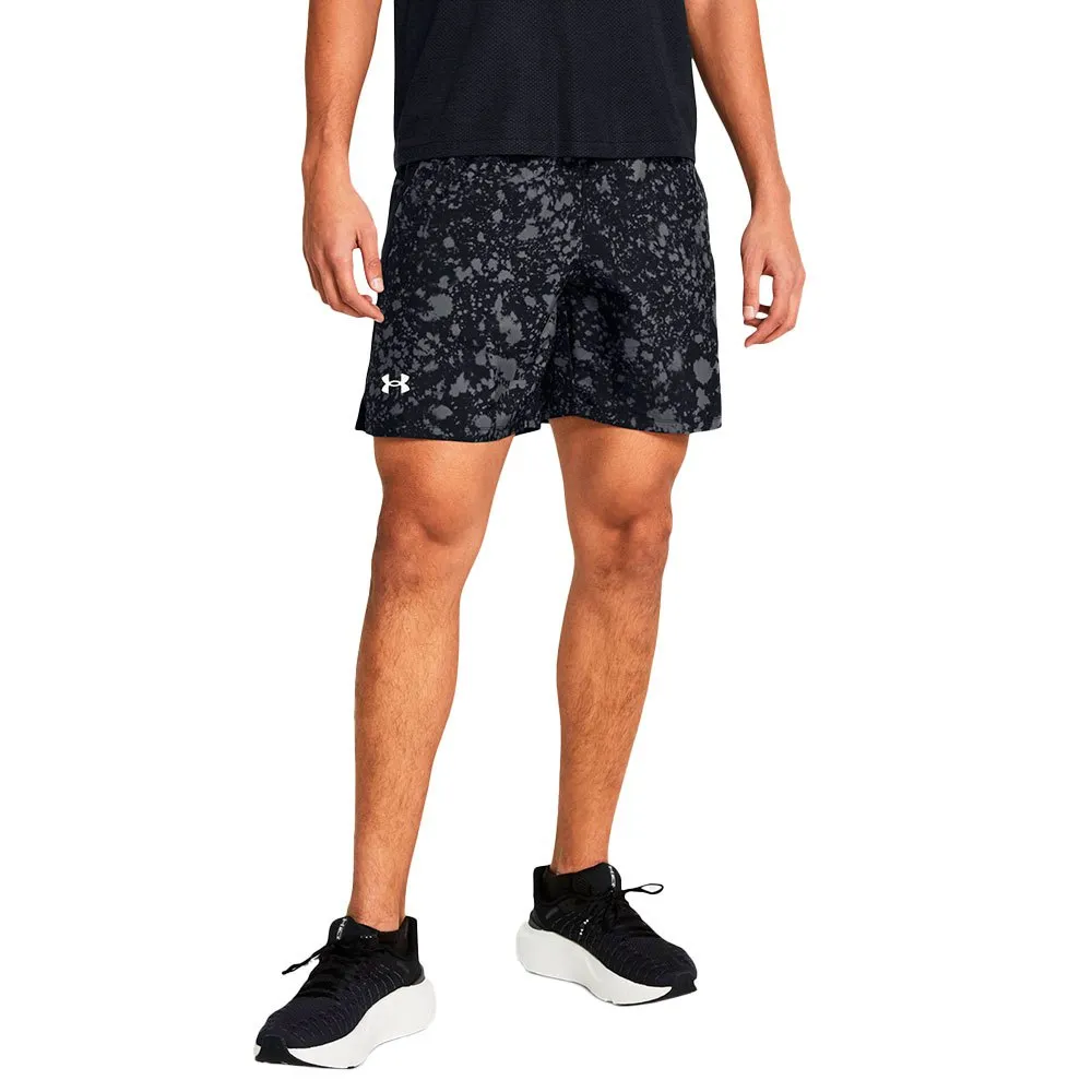 Under Armour Launch 7in Unlined Specks Kurze Hose male, Black / black / reflective, Regular Under Armour Launch 7in Unlined Specks Kurze Hose male, Black / black / reflective, Regular