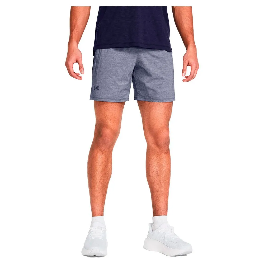 Under Armour Launch Elite 7in Hthr Kurze Hose male, Midnight navy fade heather / midnight navy / reflective