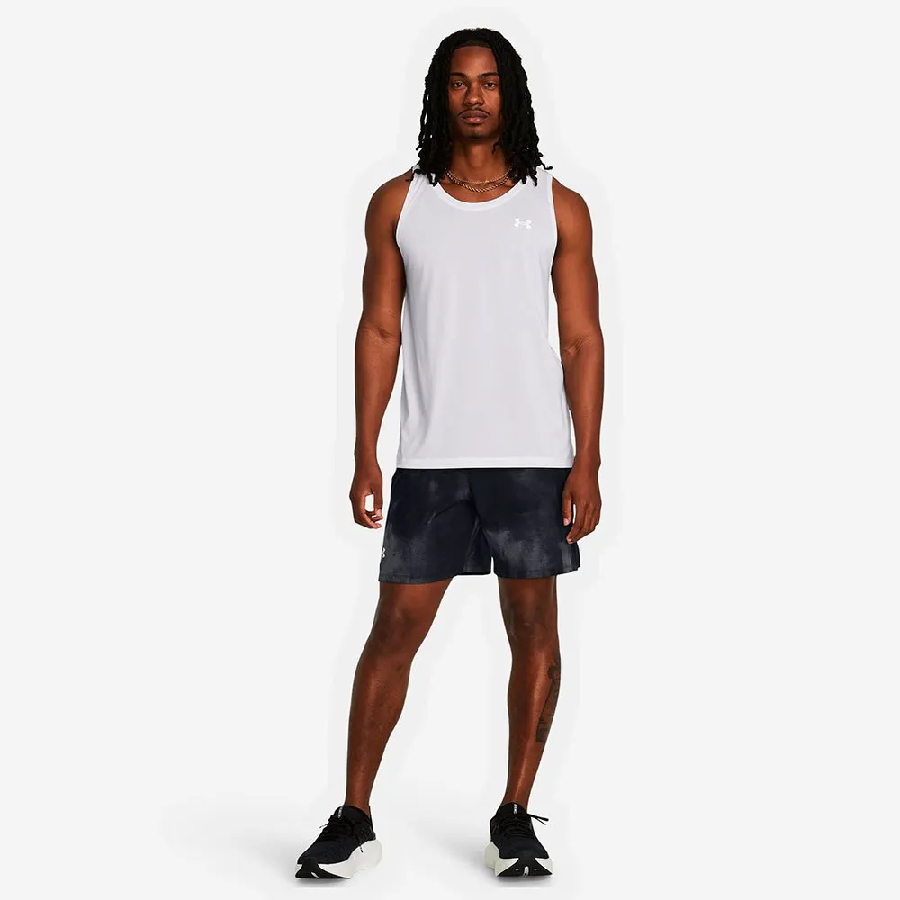 Under Armour Launch Elite 7in Print Kurze Hose male, Black / black / reflective Under Armour Launch Elite 7in Print Kurze Hose male, Black / black / reflective