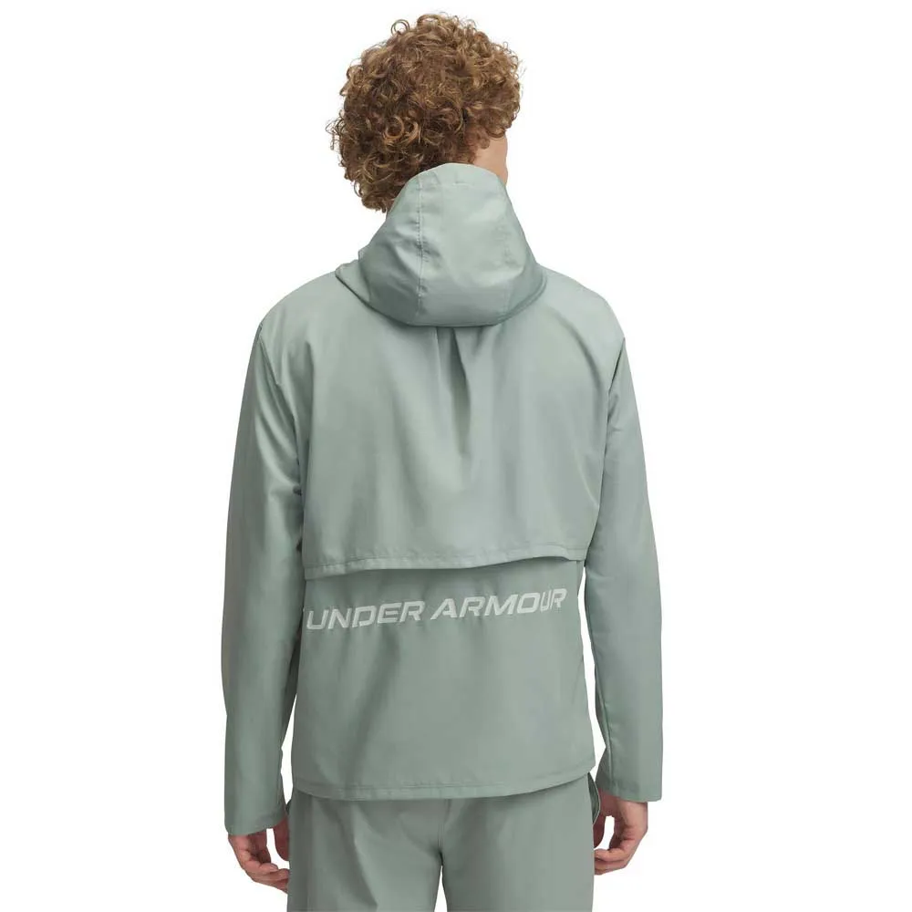 Under Armour Launch Windjacke Refurbished male, Silica green / hydro green / reflective