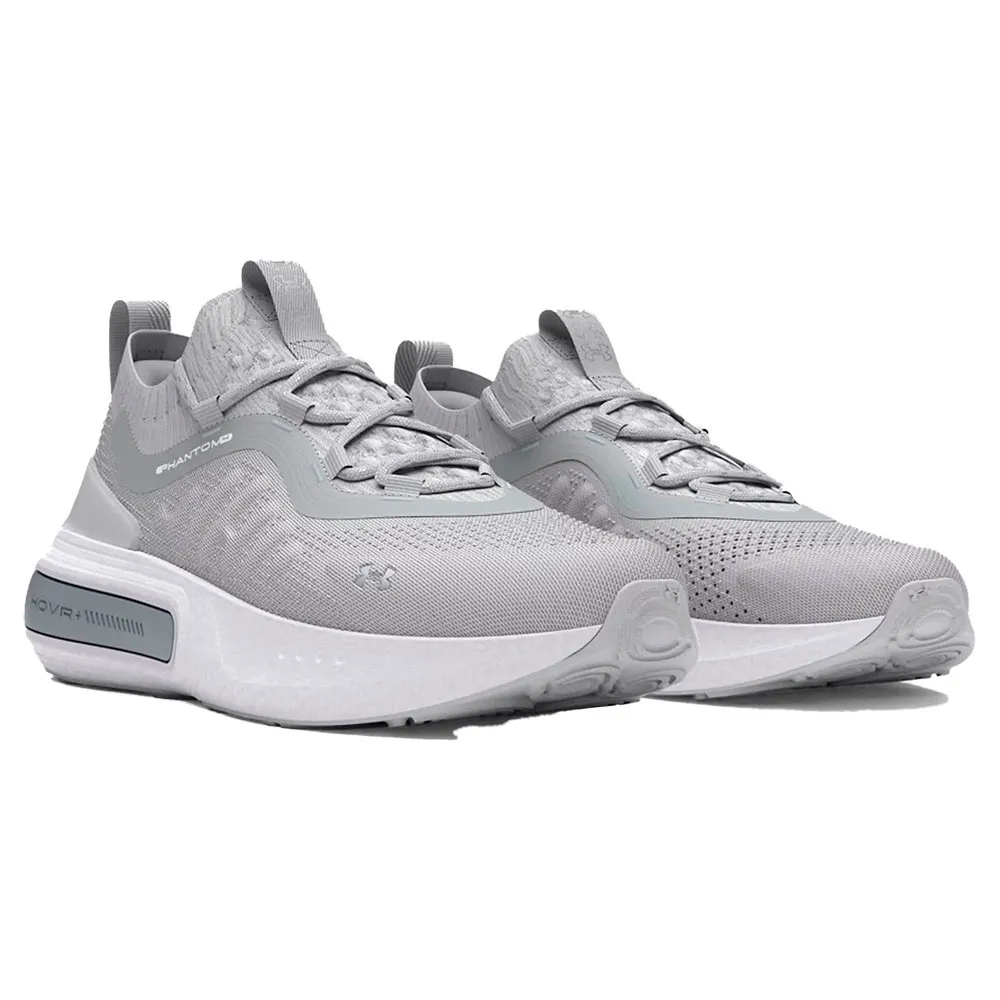 Under Armour Phantom 4 Reflect Laufschuhe male, Halo gray 014 / white 100 / metallic silver 099 Under Armour Phantom 4 Reflect Laufschuhe male, Halo gray 014 / white 100 / metallic silver 099