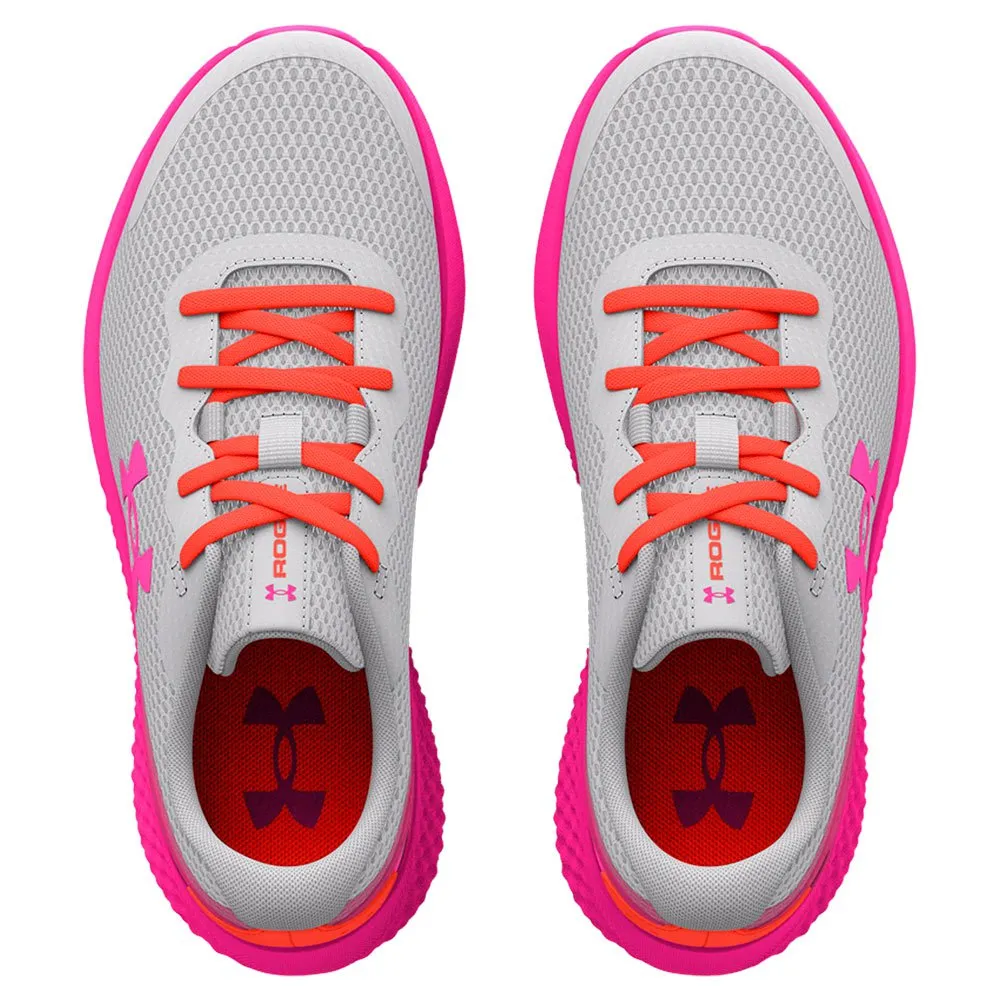 Under Armour Rogue 3 Al Laufschuhe male, Halo gray / after burn / rebel pink
