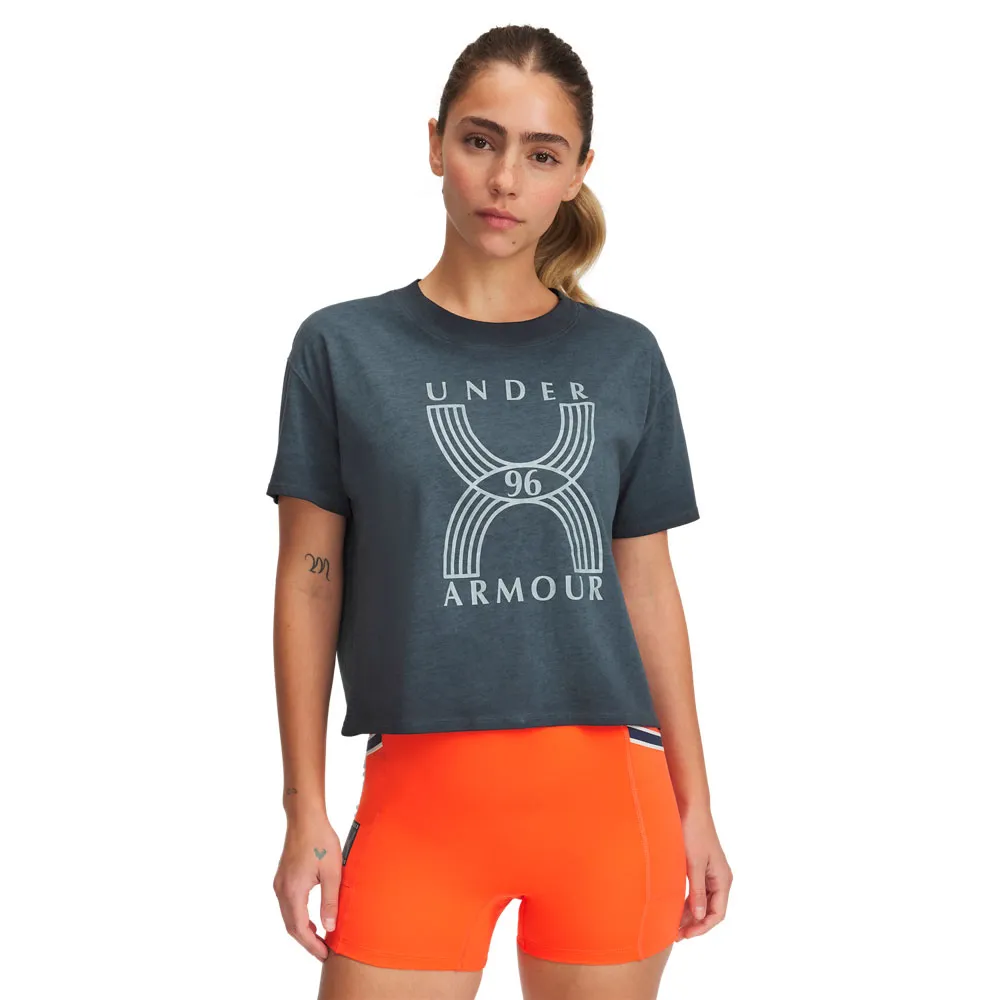 Under Armour Run 96 Graphic Kurzarm-t-shirt female Under Armour Run 96 Graphic Kurzarm-t-shirt female