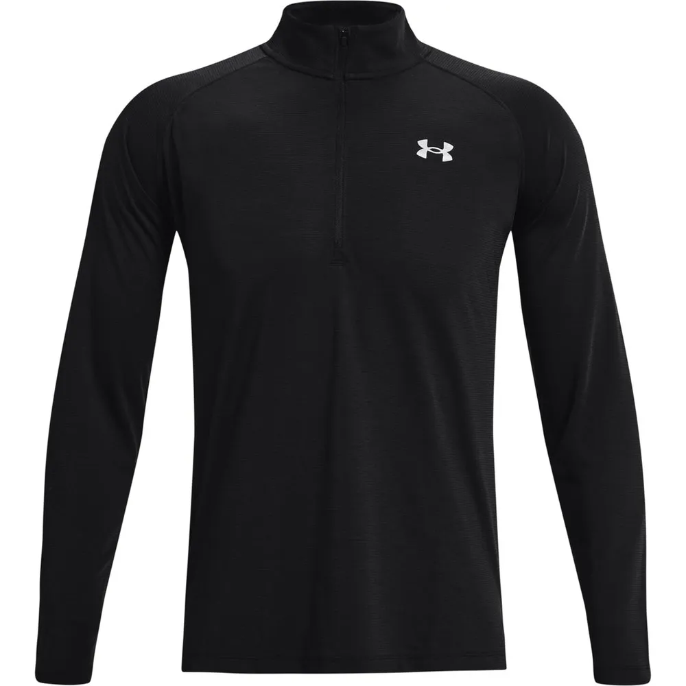 Under Armour Seamless Halbreißverschluss-langarm-t-shirt male, Black Under Armour Seamless Halbreißverschluss-langarm-t-shirt male, Black