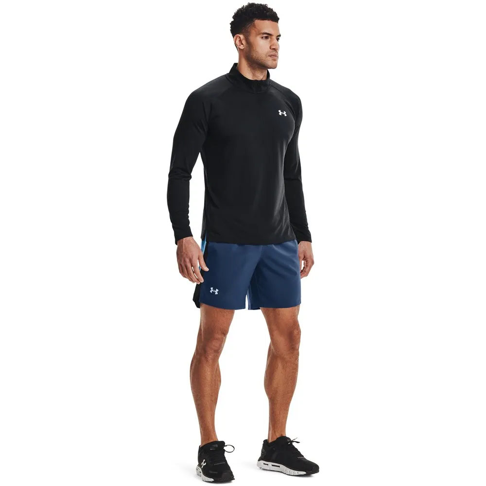Under Armour Seamless Halbreißverschluss-langarm-t-shirt male, Black Under Armour Seamless Halbreißverschluss-langarm-t-shirt male, Black