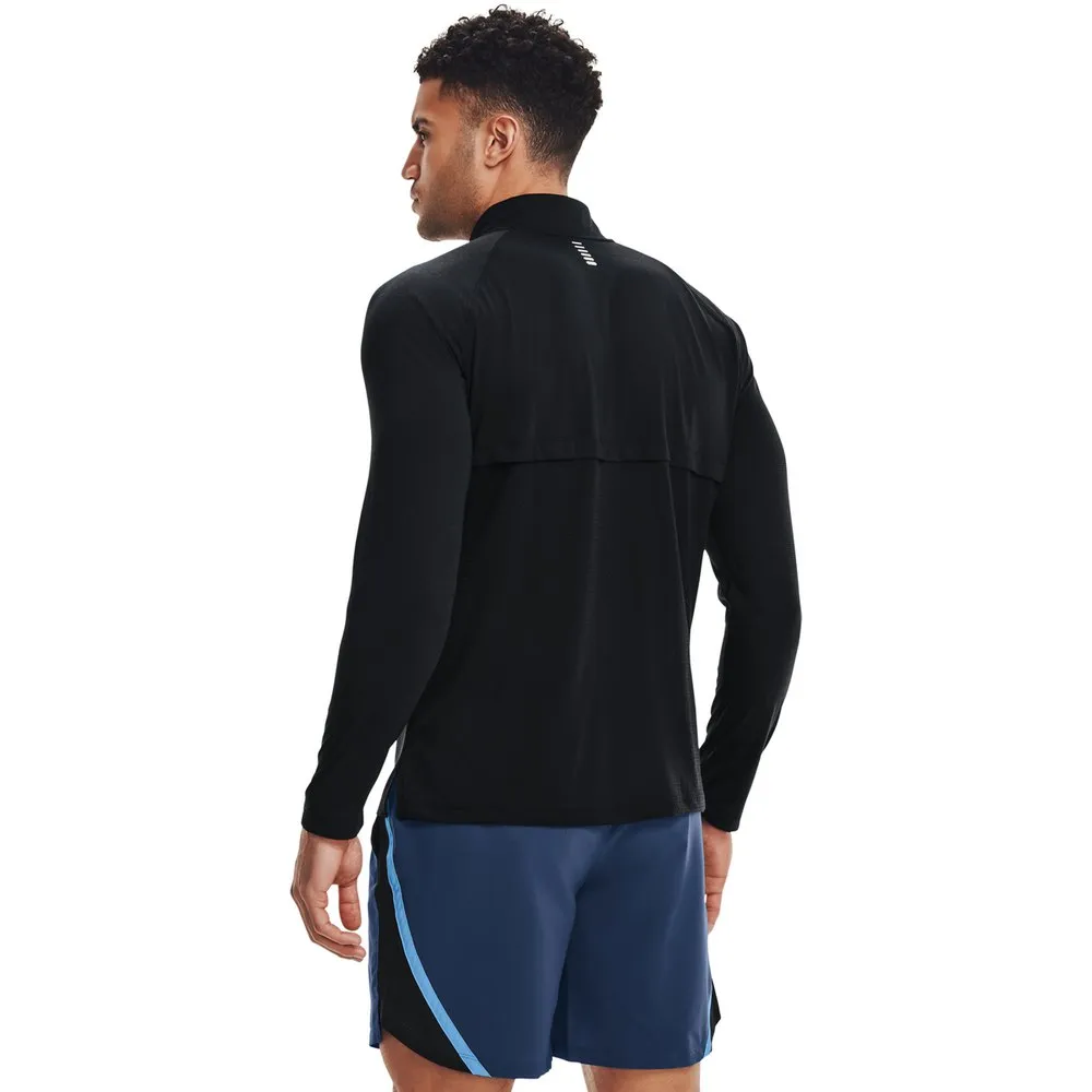 Under Armour Seamless Halbreißverschluss-langarm-t-shirt male, Black Under Armour Seamless Halbreißverschluss-langarm-t-shirt male, Black