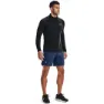 Under Armour Seamless Halbreißverschluss-langarm-t-shirt male, Black