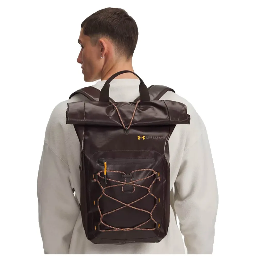 Under Armour Summit Small 18l Rucksack, Brown / squad orange Under Armour Summit Small 18l Rucksack, Brown / squad orange
