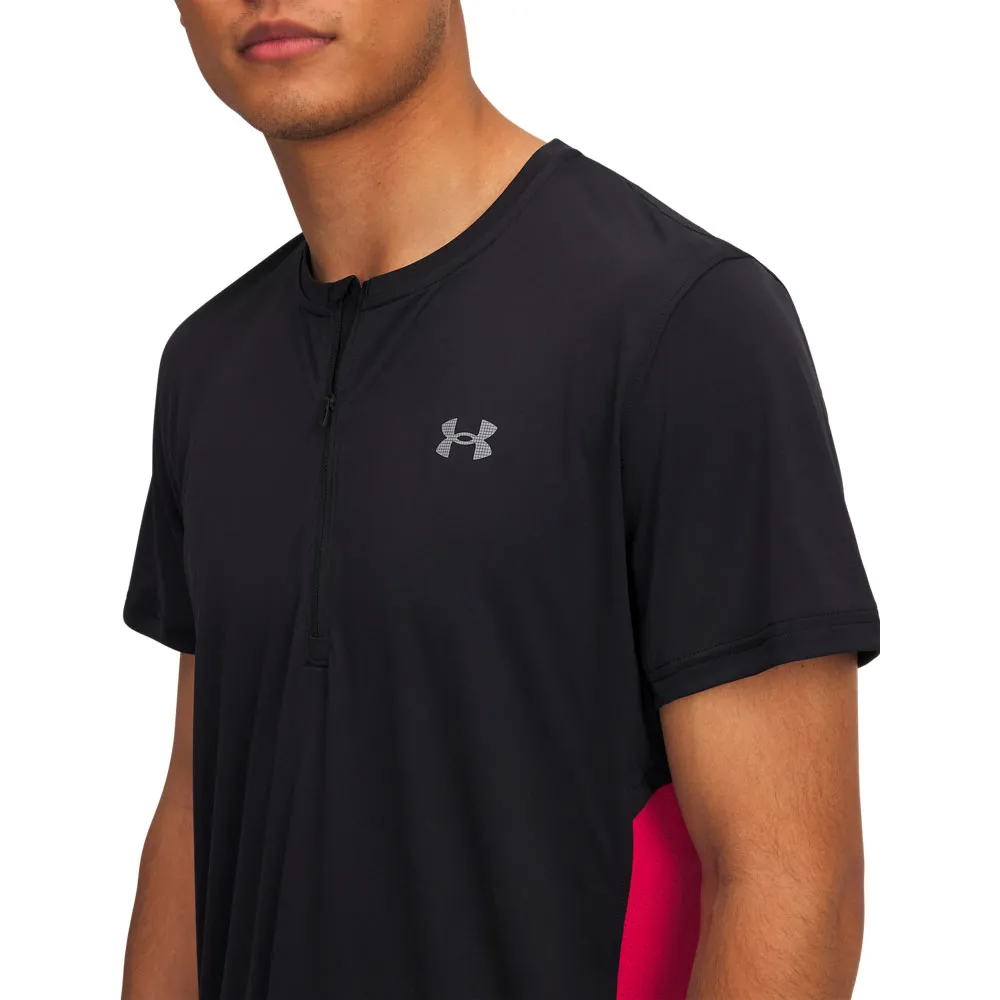 Under Armour Trail Run Zip Kurzarm-t-shirt male