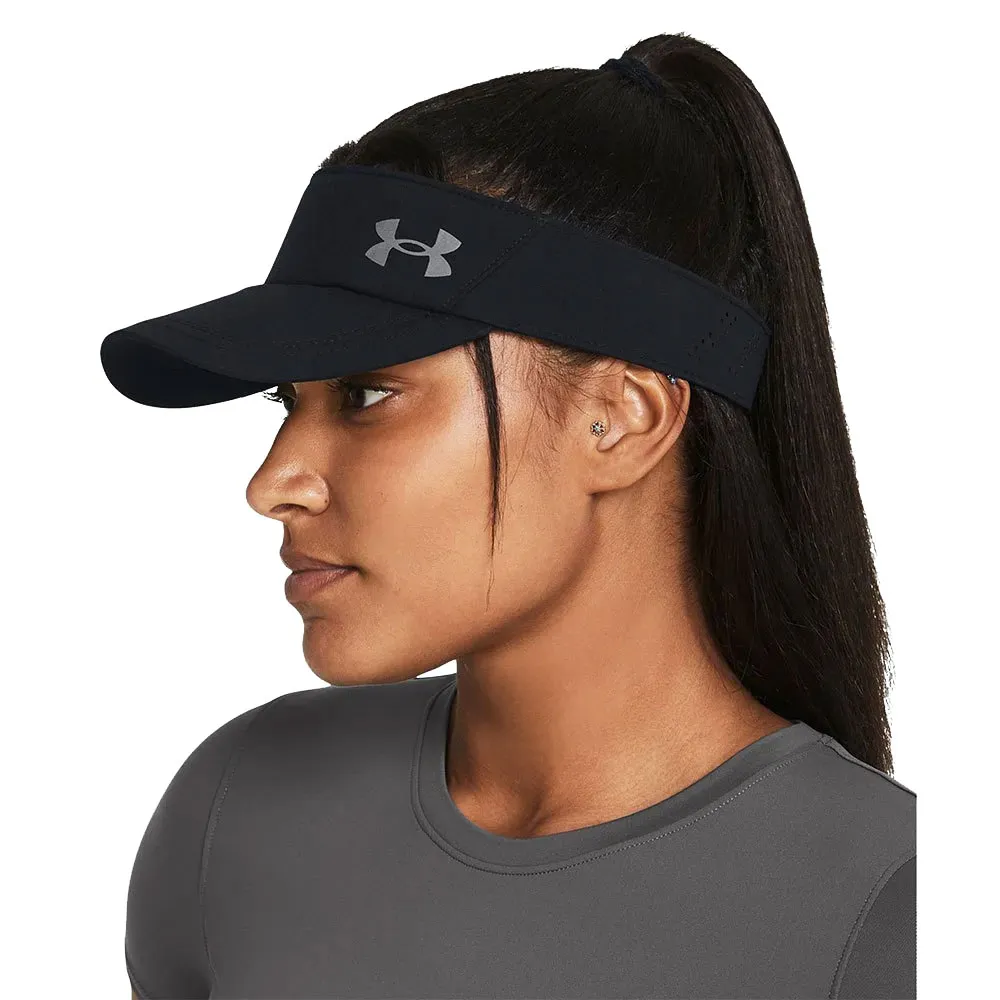 Under Armour W Iso-chill Launch Visier male, Black / black / reflective