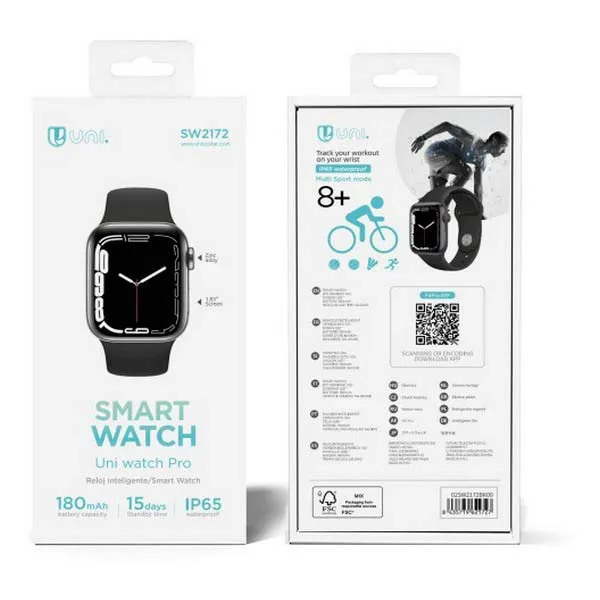 Unico Mi 4 Fitpro Smartwatch, Black Unico Mi 4 Fitpro Smartwatch, Black