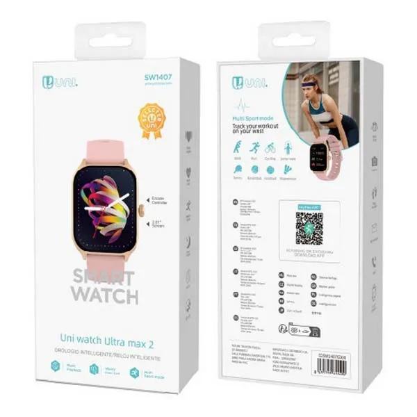 Unico Sw1407 Smartwatch, Golden Unico Sw1407 Smartwatch, Golden