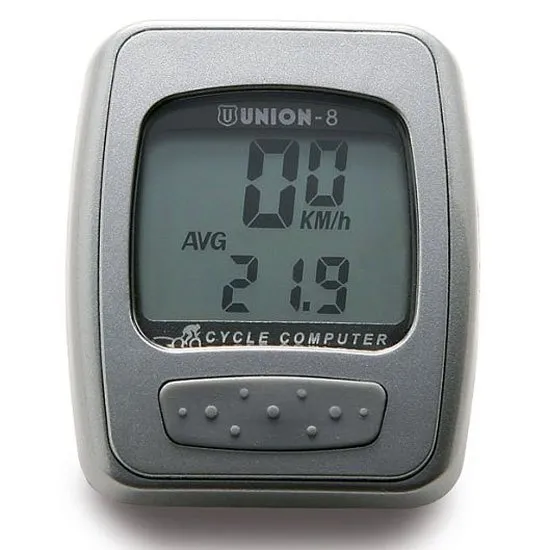Union Basic 8 Functions Fahrradcomputer, Black, One Size Union Basic 8 Functions Fahrradcomputer, Black, One Size