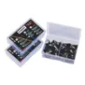 Union Btt Bs-400 Komplette Felgenbremsbeläge 50 Einheiten, Black, One Size