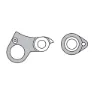 Union Gh-176 Schaltaugen-set, Silver, One Size