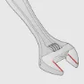 Unior Bike Tools 150 Adjustable Wrench Werkzeug, Silver, One Size