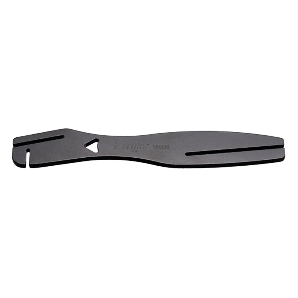 Unior Bike Tools 1666/6 2.0 Bremsscheiben-ausrichter, Black, One Size