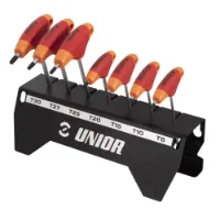 Unior Bike Tools 193tx-us.1 629821 Torx T-griff Schraubenschlüsselsatz 7 Stücke Unior Bike Tools 193tx-us.1 629821 Torx T-griff Schraubenschlüsselsatz 7 Stücke