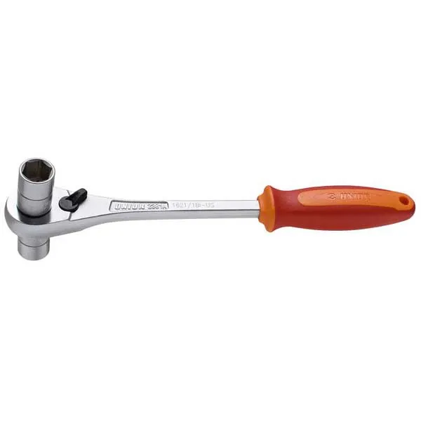 Unior Bike Tools 3/8´´ 14/15 Mm Umschaltbarer Ratschenschlüssel, Silver / red / orange, One Size Unior Bike Tools 3/8´´ 14/15 Mm Umschaltbarer Ratschenschlüssel, Silver / red / orange, One Size