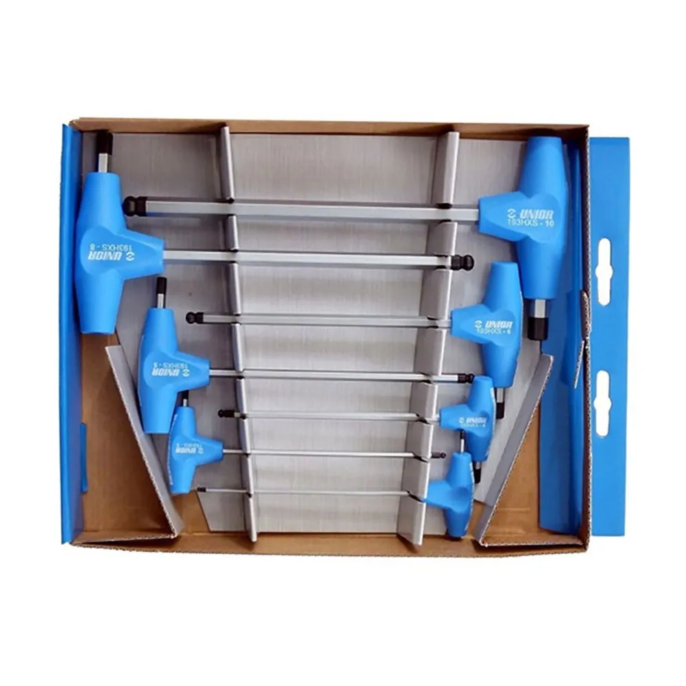Unior Bike Tools Ball End Hex Set 7 Units Werkzeug, Silver / blue, 1.5-10mm Unior Bike Tools Ball End Hex Set 7 Units Werkzeug, Silver / blue, 1.5-10mm