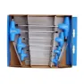 Unior Bike Tools Ball End Hex Set 7 Units Werkzeug, Silver / blue, 1.5-10mm