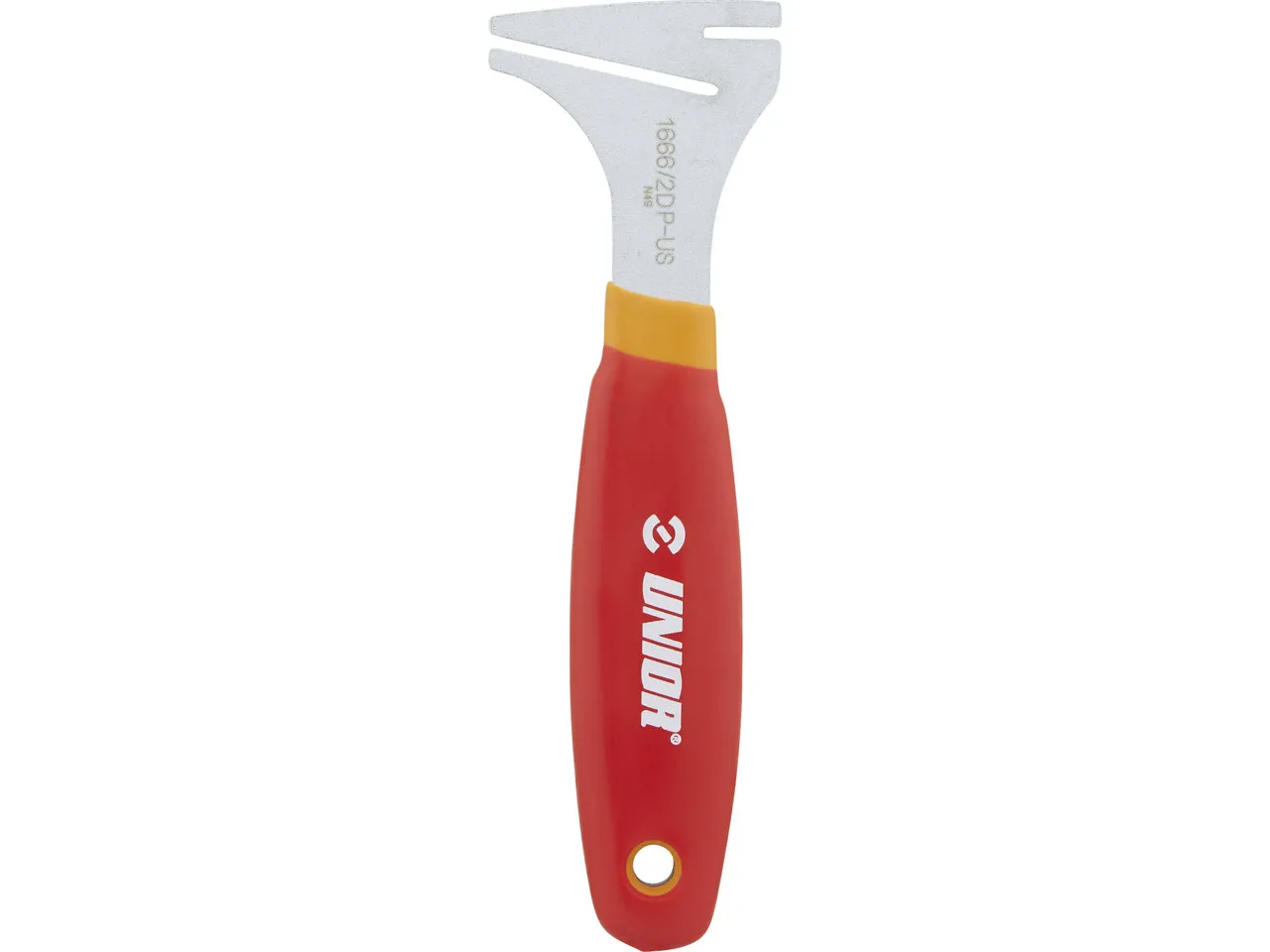 Unior Bike Tools Bremsscheiben-Richtwerkzeug 1666/2DP, Rot, One Size