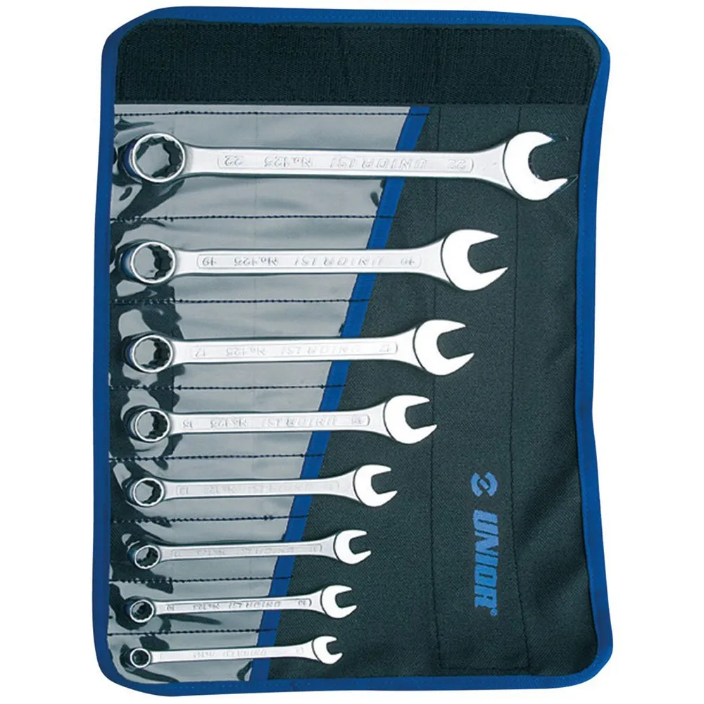 Unior Bike Tools Combination Spanner Set 8 Units Werkzeug, Silver, 8-22mm Unior Bike Tools Combination Spanner Set 8 Units Werkzeug, Silver, 8-22mm