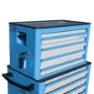 Unior Bike Tools Eurovision 140l Werkzeugwagen, Blue / silver, One Size