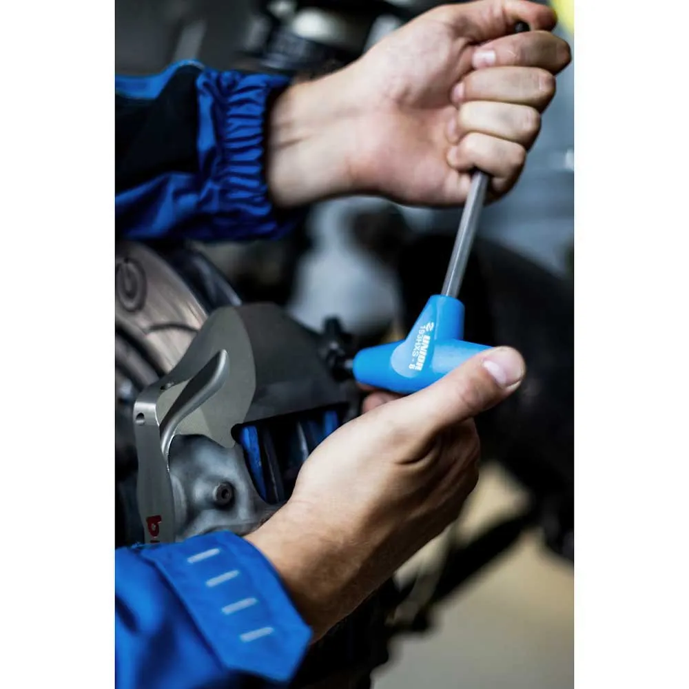 Unior Bike Tools Hexagonal Screwdriver T Head Werkzeug, Blue, 10mm Unior Bike Tools Hexagonal Screwdriver T Head Werkzeug, Blue, 10mm