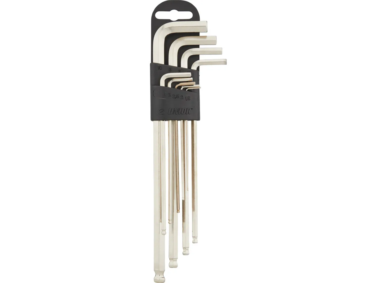 Unior Bike Tools Innensechskant-Stiftschlüsselset lang Kugelkopf 220/3SLPH, Schwarz, one_size Unior Bike Tools Innensechskant-Stiftschlüsselset lang Kugelkopf 220/3SLPH, Schwarz, one_size