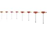 Unior Bike Tools Innensechskant-Stiftschlüsselset mit T-Griff 193HX, Rot, one_size