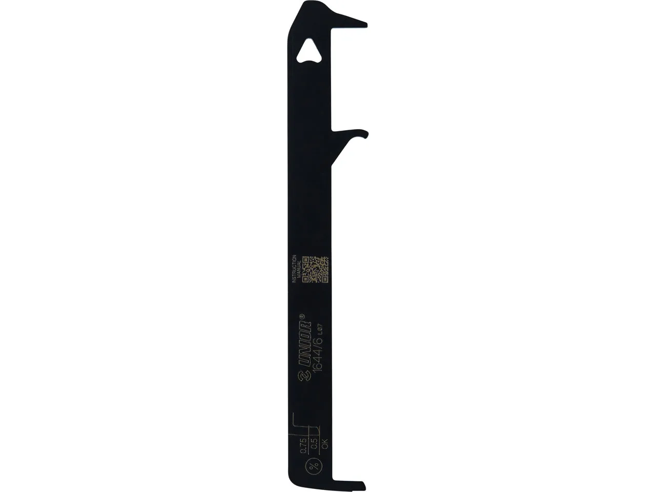 Unior Bike Tools Kettenverschleißlehre 1644/6, Schwarz, one_size Unior Bike Tools Kettenverschleißlehre 1644/6, Schwarz, one_size