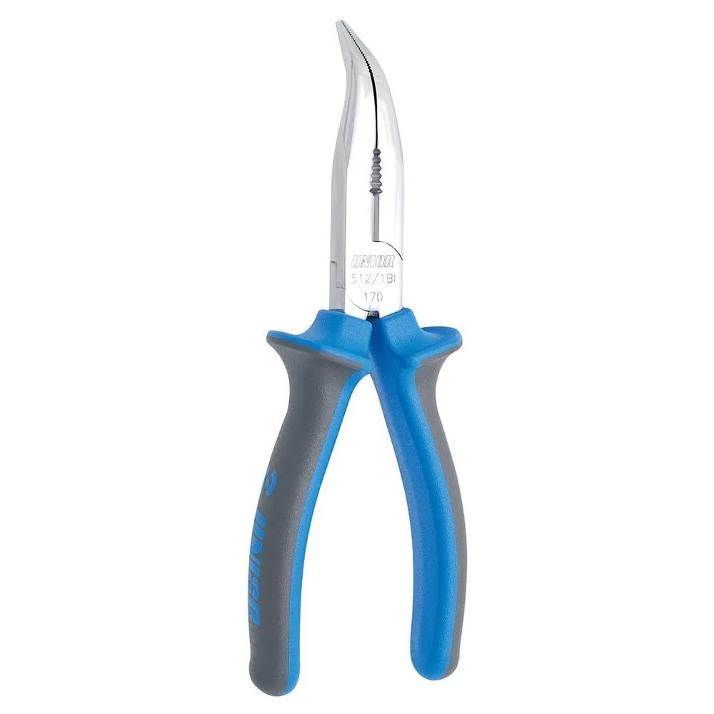 Unior Bike Tools Long Nose Pliers With Side Cutter And Pipe Grip Werkzeug, Silver / blue, One Size Unior Bike Tools Long Nose Pliers With Side Cutter And Pipe Grip Werkzeug, Silver / blue, One Size